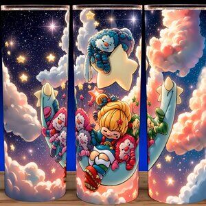 Rainbow Brite and Twink Sweet Dreams Cartoon Cup Mug Tumbler 20oz